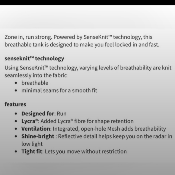 NWT Lululemon Zoned In Tank Top - Size 6 - Picture 6 of 7